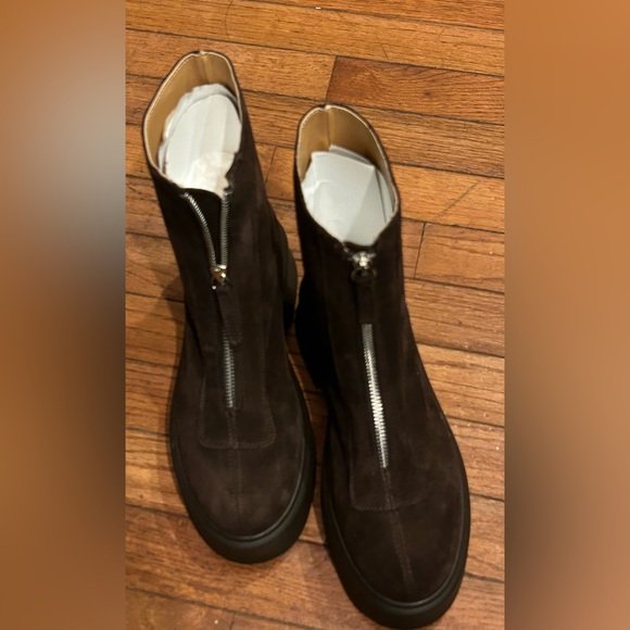 Steve Madden Brown Combat Boots - Picture 1 of 9